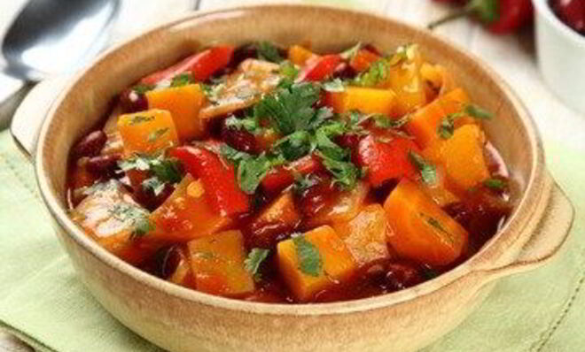 Овощное рагу по-мексикански