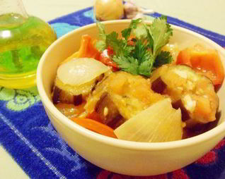 Овощное рагу с баклажанами по-арабски