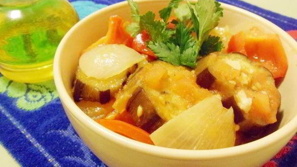 Рецепт Овощного рагу с баклажанами по-арабски