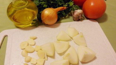 овощное рагу с баклажанами по-арабски