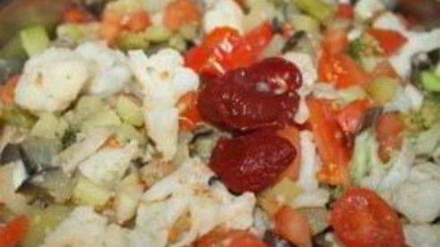 овощное рагу с цветной капустой