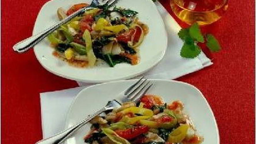 Рецепт овощного рагу с вешенками