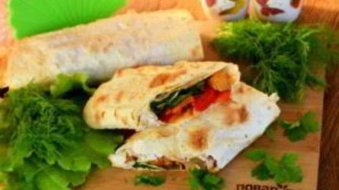 овощное рагу в лаваше