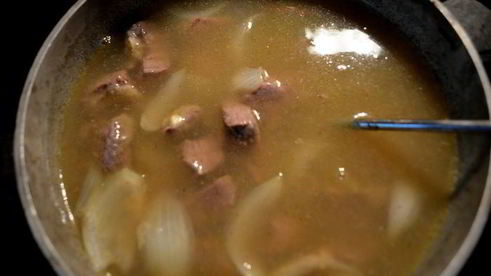 рагу из говядины с лапшой