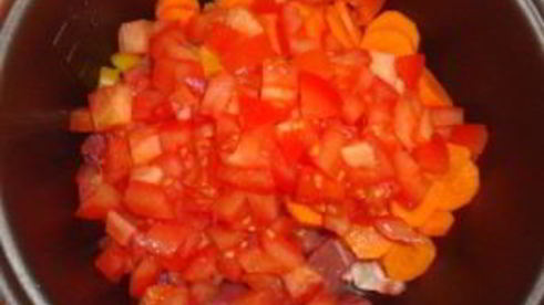 рагу из говядины в мультиварке