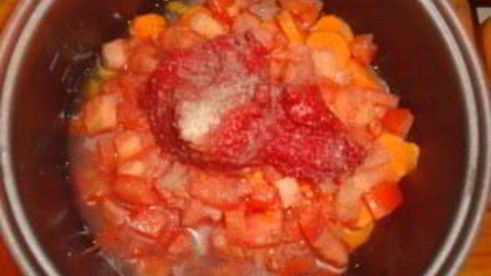 рагу из говядины в мультиварке