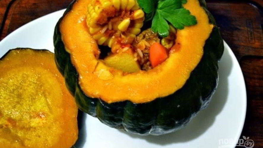Рецепт рагу из говядины в тыкве по-аргентински