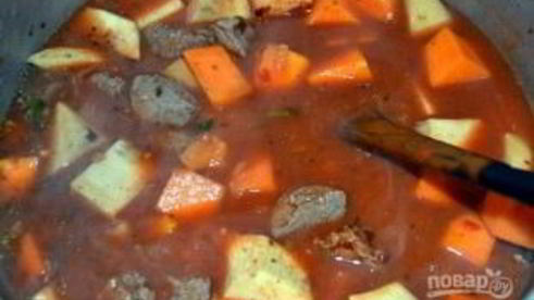 рагу из говядины в тыкве по-аргентински