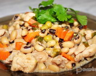 Рагу из курицы и индейки