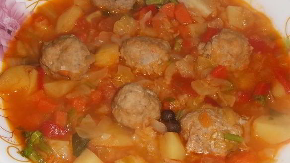 Рецепт Рагу из молодой капусты