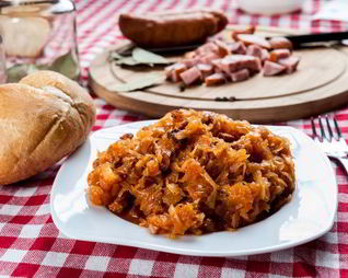 Рагу с капустой и мясом