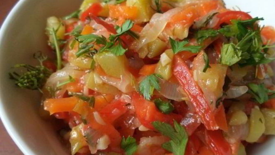 Рецепт вкусного овощного рагу