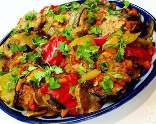 Рататуй с мясом