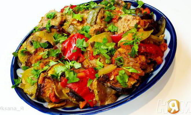 Рататуй с мясом