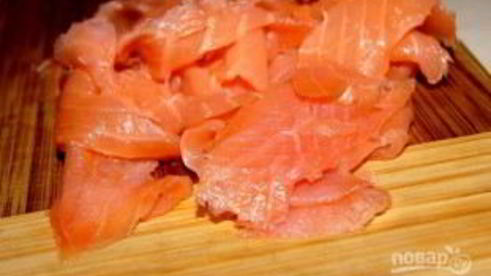 рисовая лапша с лососем и брокколи