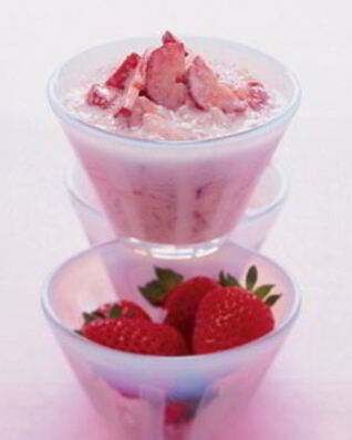 Клубничное ризотто