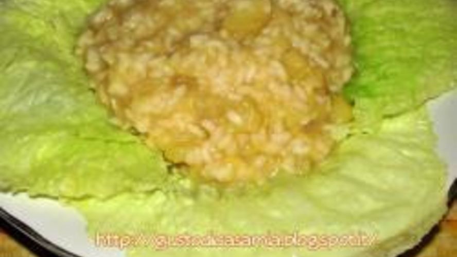 Рецепт овощного ризотто с картофелем и капустой