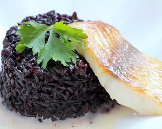 Ризотто с белой рыбой Венере