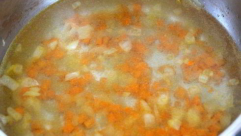 ризотто с белой рыбой венере