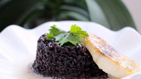 ризотто с белой рыбой венере