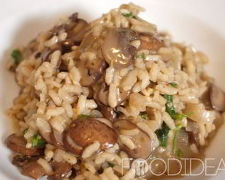 Ризотто с белыми грибами