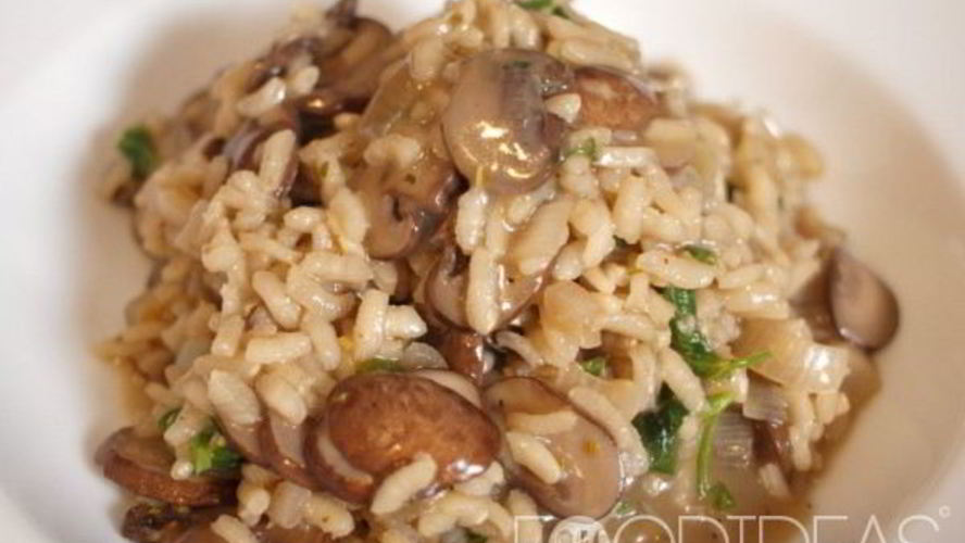 Рецепт ризотто с белыми грибами