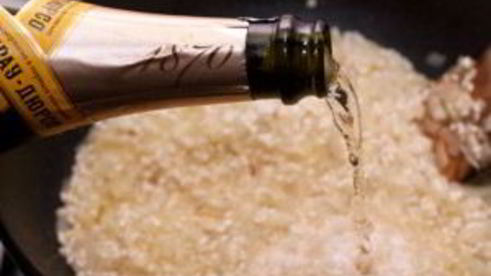 ризотто с гребешками