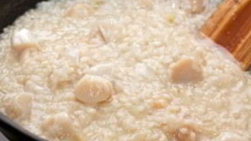 ризотто с гребешками