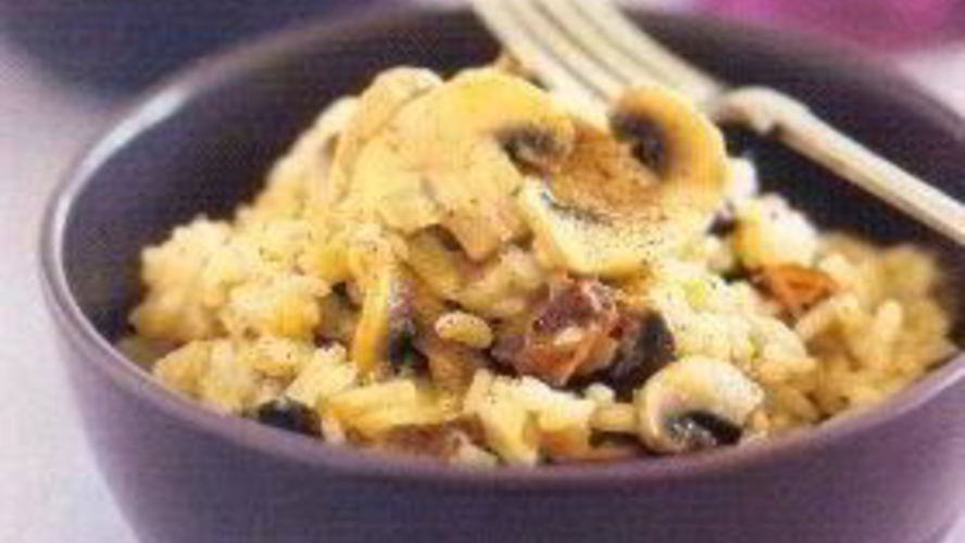 Рецепт ризотто с грибами и сыром