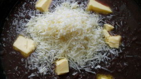 ризотто с красным вином