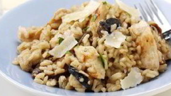 Рецепт Ризотто с курицей и грибами