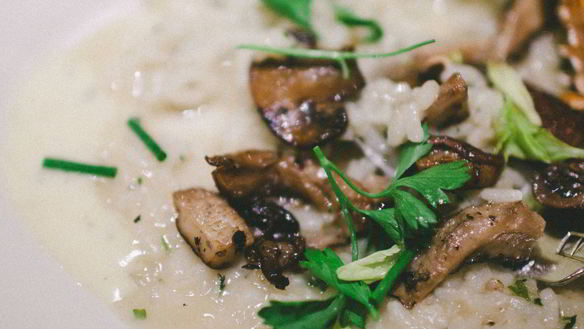 Рецепт Ризотто с лесными грибами и белым вином