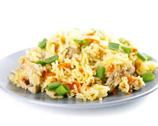 Ризотто с мясом и овощами