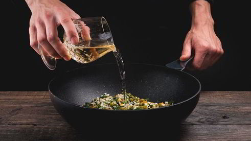 ризотто с овощами