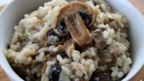 ризотто с шампиньонами