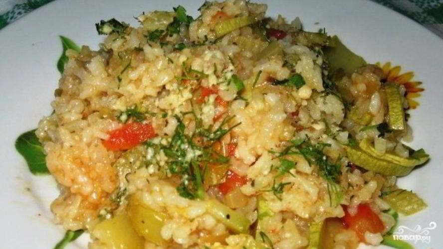 Рецепт ризотто с сыром пармезан