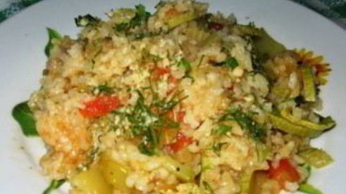 ризотто с сыром пармезан