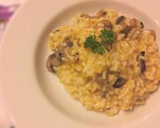Ризотто с тыквой и грибами