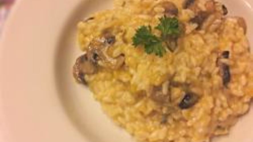 Рецепт ризотто с тыквой и грибами