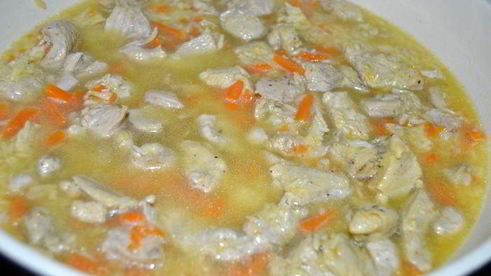 ризотто с тыквой и индейкой