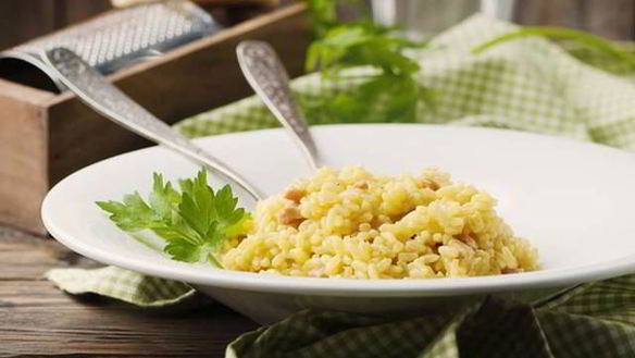 Рецепт Ризотто с ветчиной и цукини