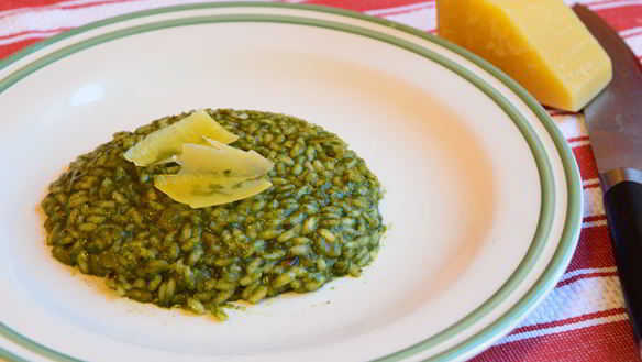 Рецепт Ризотто со шпинатом и пармезаном