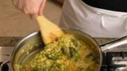 ризотто со спаржей