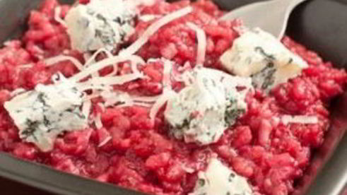 ризотто со свеклой