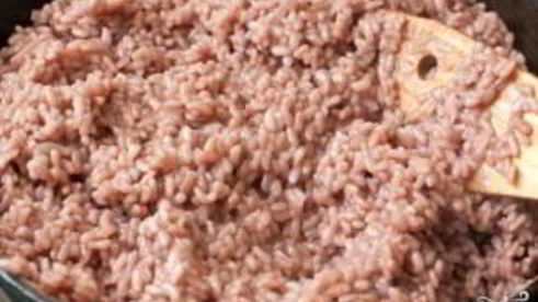 ризотто со свеклой