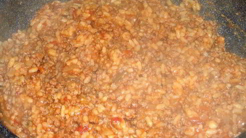 сладкие перцы, фаршированные ризотто