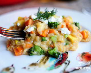 Весеннее ризотто