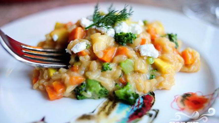 Рецепт весеннего ризотто