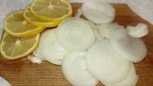 форель с лимоном в фольге