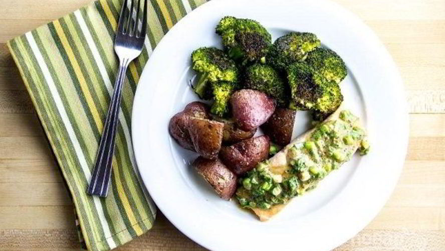 Рецепт красной рыбы с картошкой в духовке